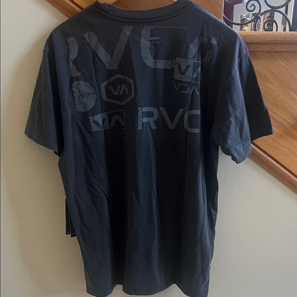 RVCA Charcoal Graphic Tee Size Medium New With Tags - Picture 4 of 6